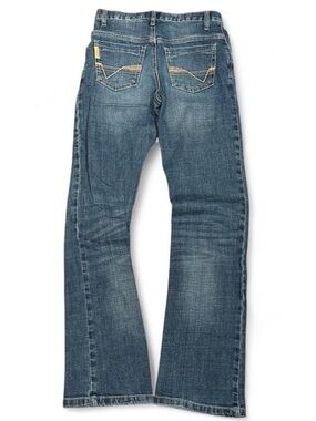 Y2K Cinch Western Embroidered Low Rise Bootcut Jeans